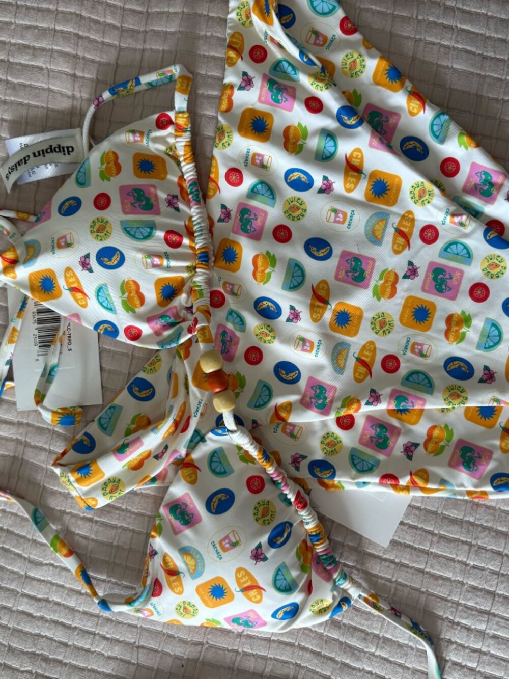 Dippin Daisy Bikini Set Tropical Postcard Small Medium